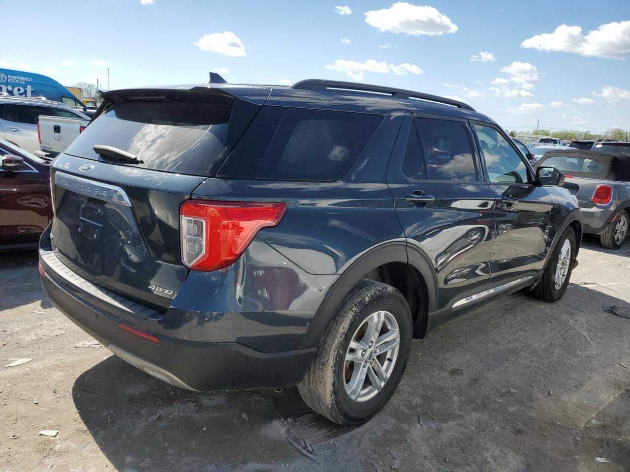 2022 FORD EXPLORER XLT VIN:1FMSK8DH2NGB90248