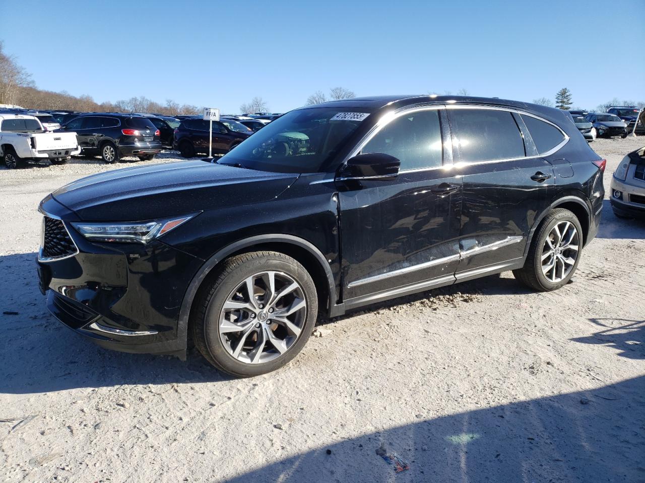 2022 ACURA MDX TECHNOLOGY VIN:5J8YE1H48NL022594