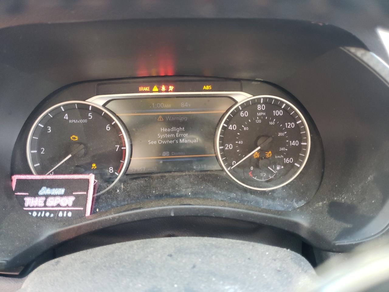 2022 NISSAN SENTRA SV VIN:3N1AB8CV5NY249124