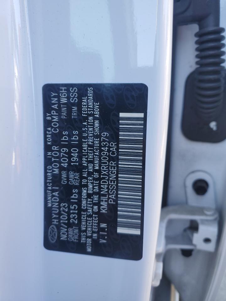 2024 HYUNDAI ELANTRA LIMITED VIN:KMHLN4DJXRU094379