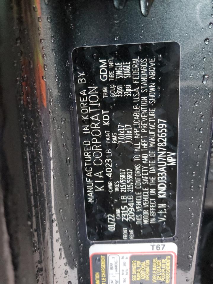 2022 KIA SOUL EX VIN:KNDJ33AU7N7826597