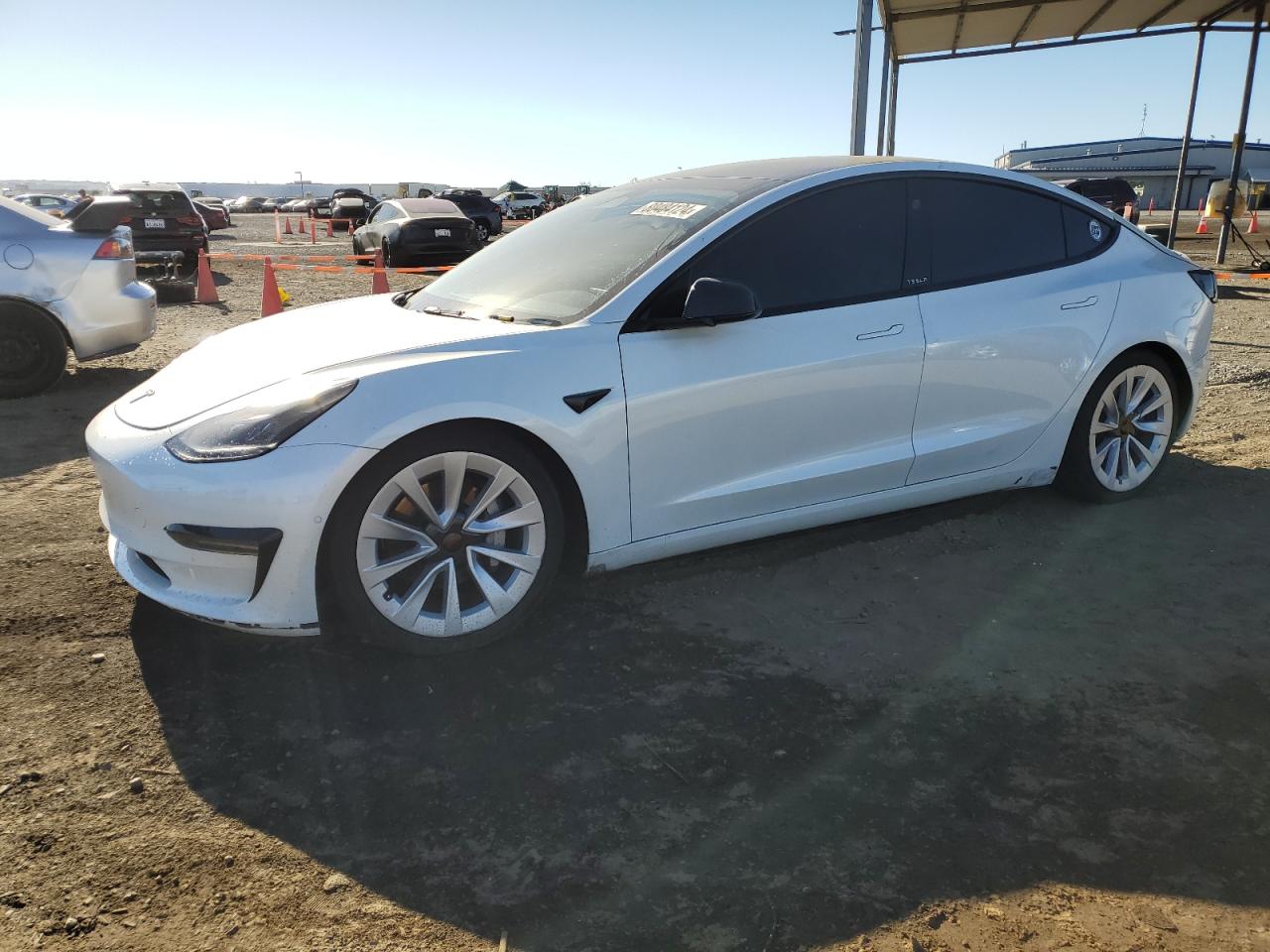 2022 TESLA MODEL 3  VIN:5YJ3E1EA8NF191780
