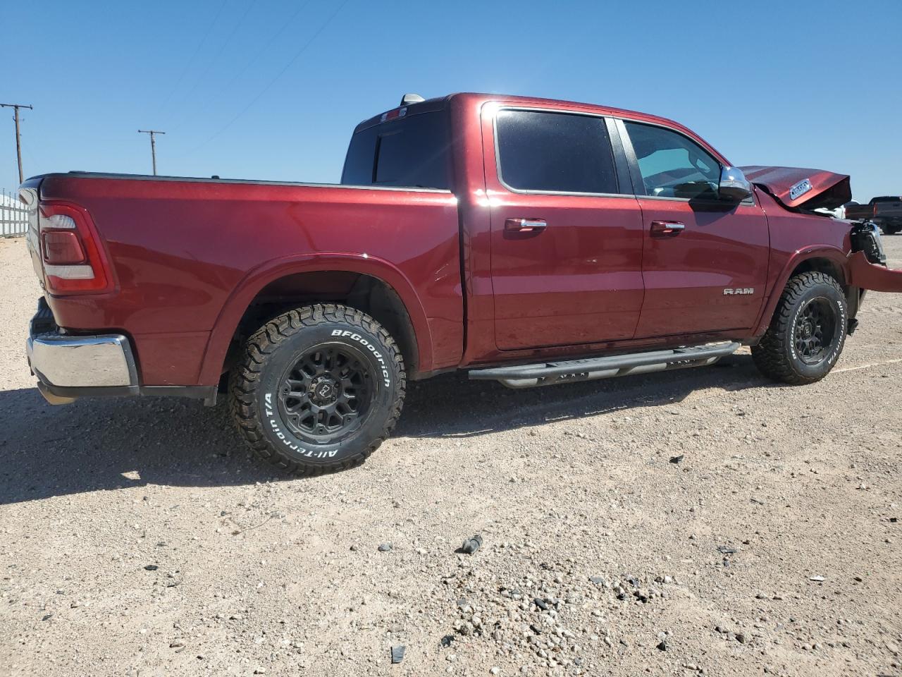 2022 RAM 1500 LARAMIE VIN:1C6SRFJT9NN208390