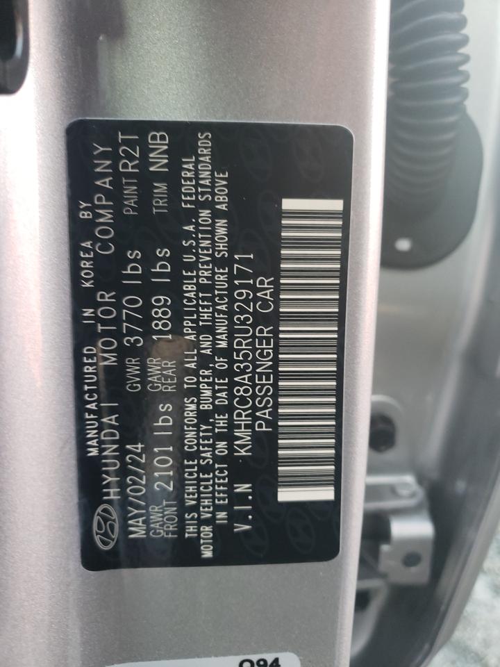 2024 HYUNDAI VENUE SEL VIN:KMHRC8A35RU329171