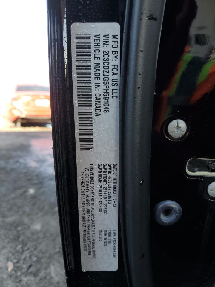 2023 DODGE CHALLENGER GT VIN:2C3CDZJG5PH591048