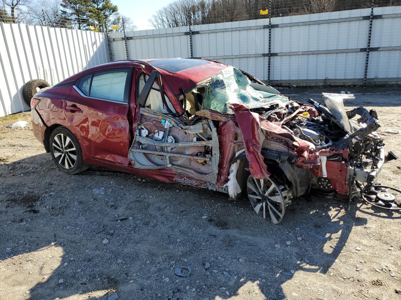 2022 NISSAN SENTRA SV VIN:3N1AB8CV2NY305634
