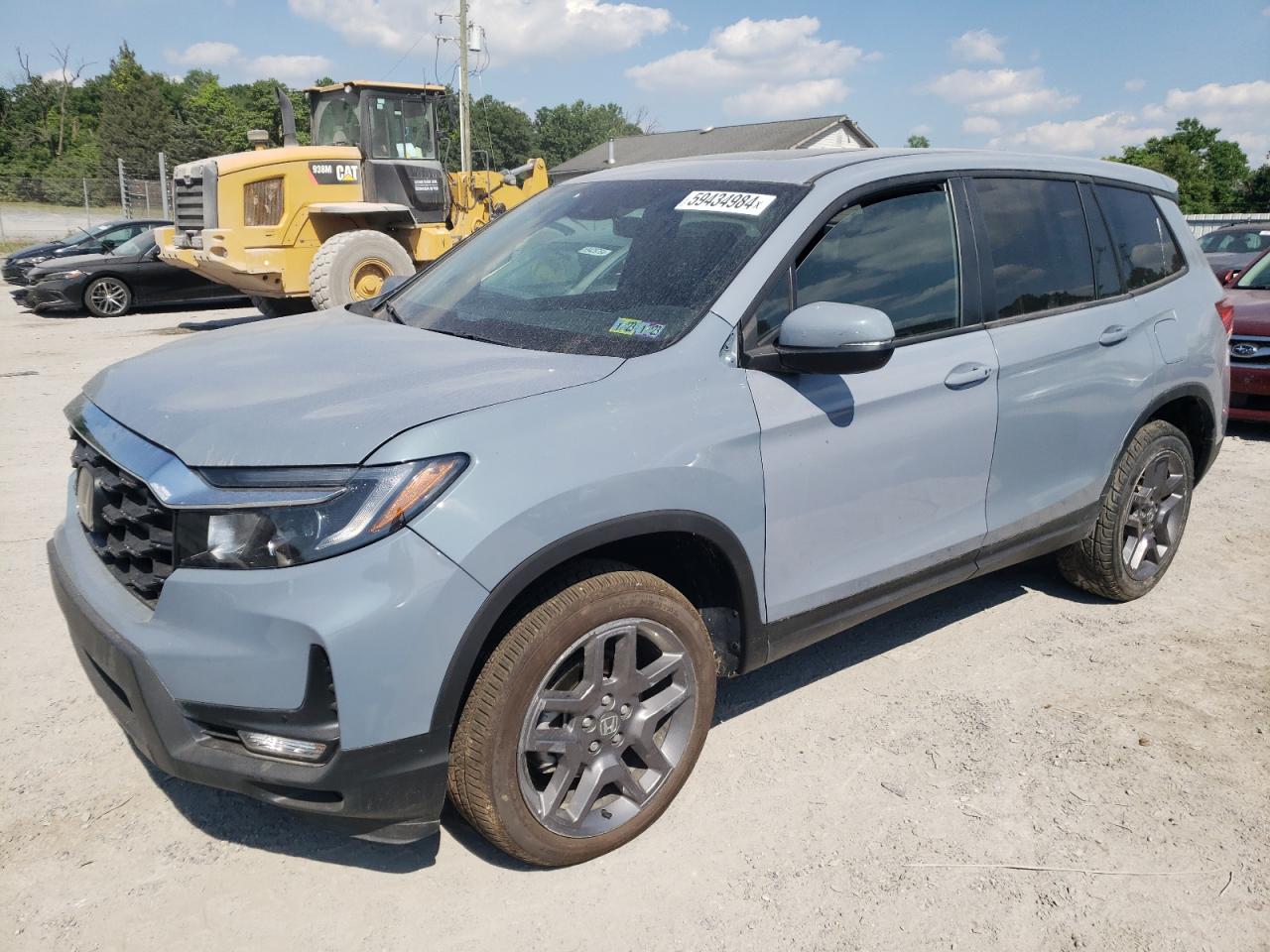 2022 HONDA PASSPORT EXL VIN:5FNYF8H56NB000948