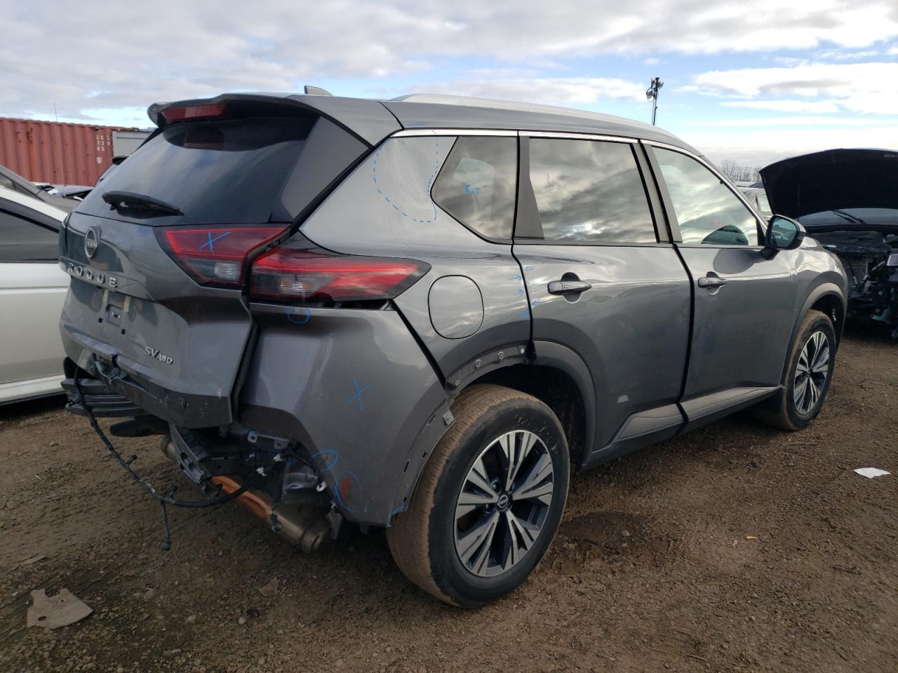 2022 NISSAN ROGUE SV VIN:5N1BT3BB2NC711913