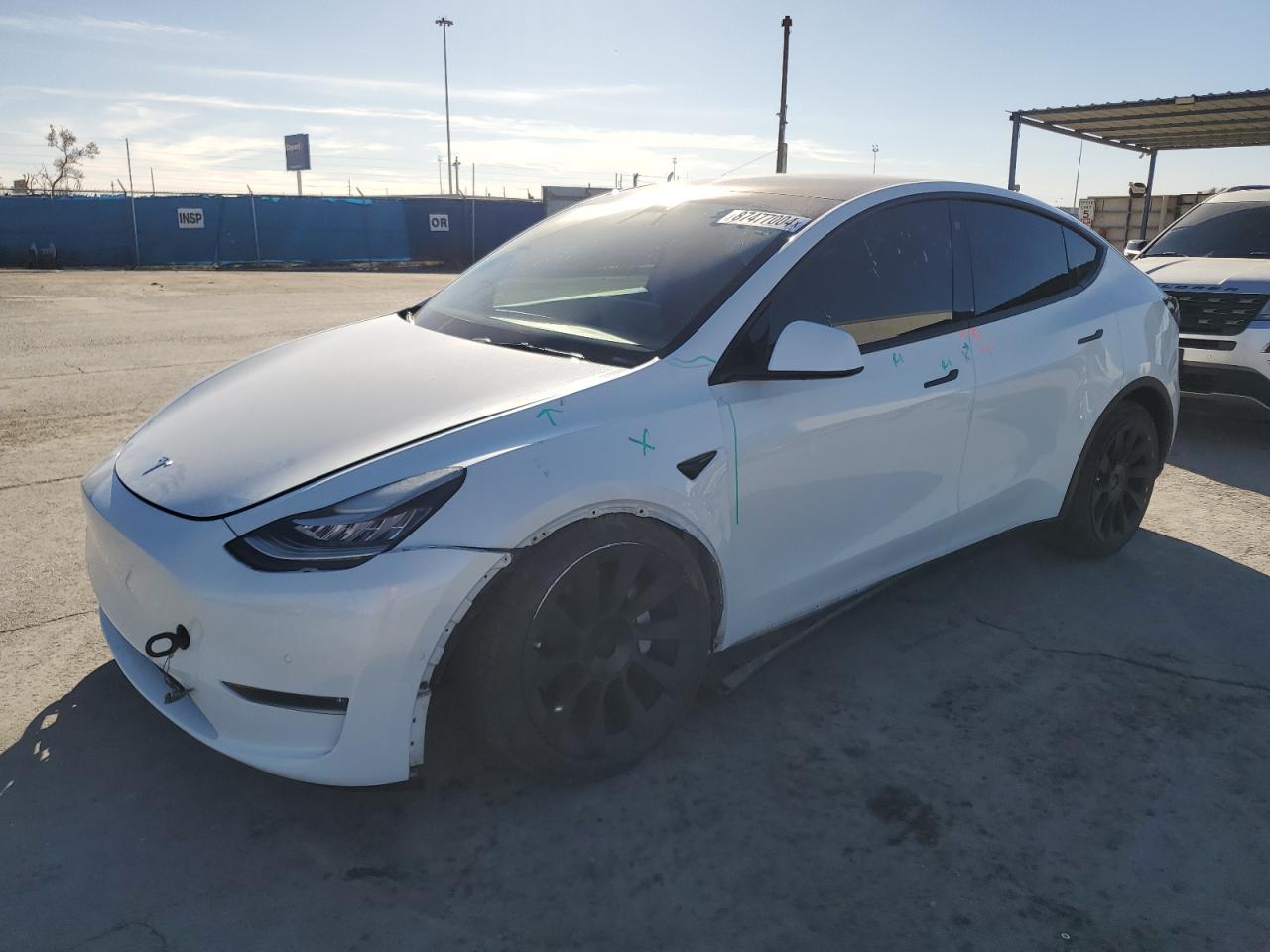 2022 TESLA MODEL Y  VIN:7SAYGDEE0NF480773