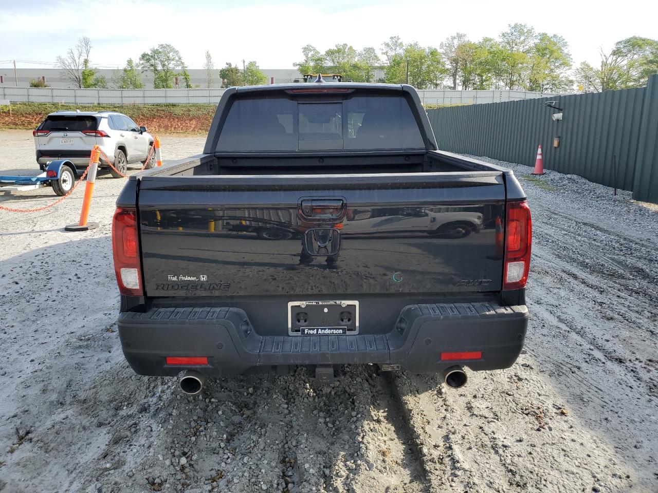 2022 HONDA RIDGELINE BLACK EDITION VIN:5FPYK3F87NB002372