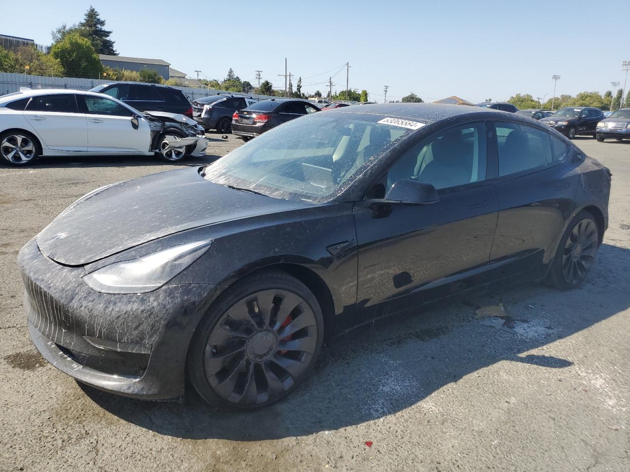 2022 TESLA MODEL 3  VIN:5YJ3E1EC9NF254743