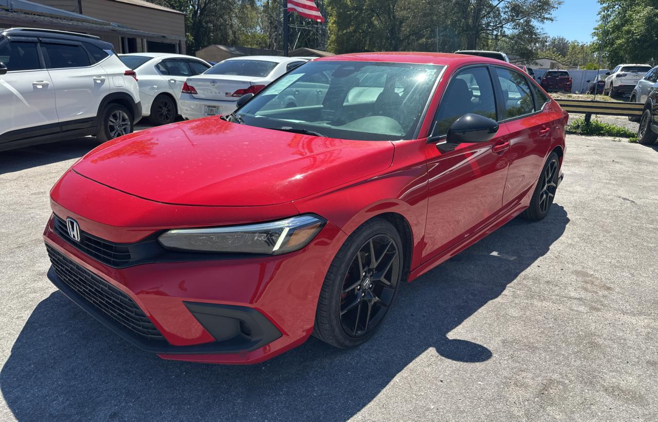 2022 HONDA CIVIC SPORT VIN:2HGFE2F5XNH543841