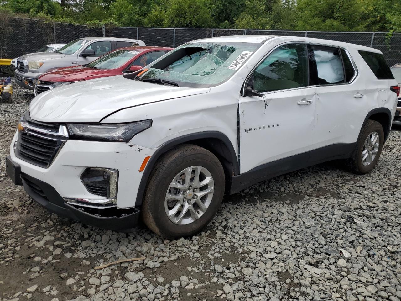 2022 CHEVROLET TRAVERSE LS VIN:1GNEVFKW9NJ161354