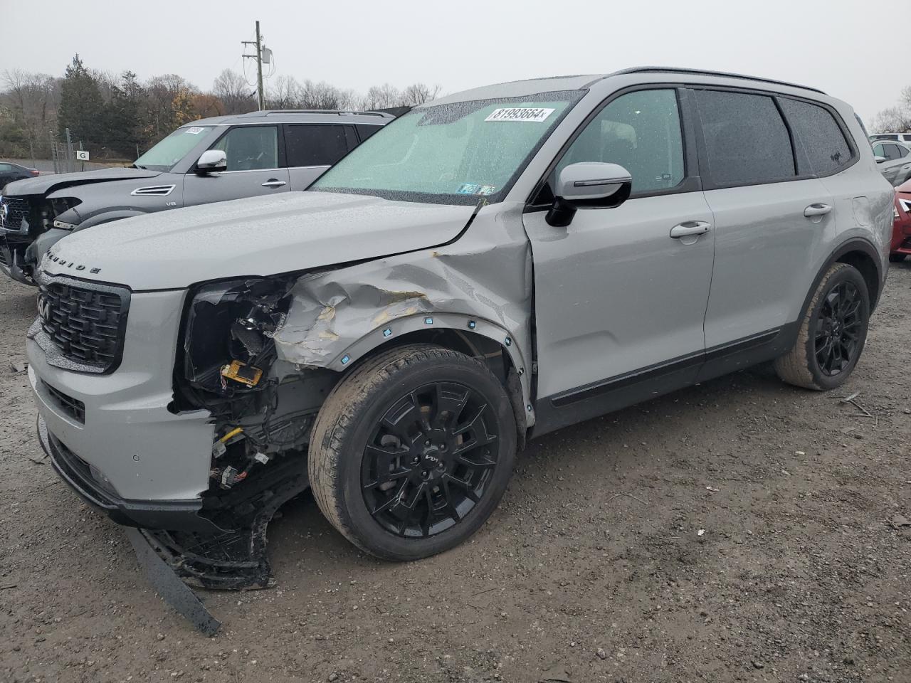2022 KIA TELLURIDE SX VIN:5XYP5DHC8NG249623