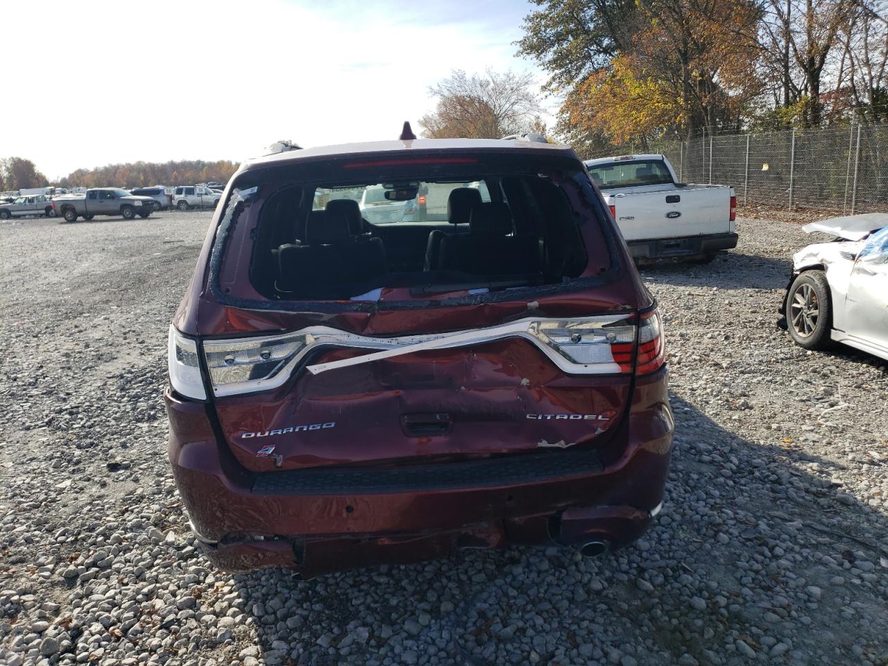 2022 DODGE DURANGO CITADEL VIN:1C4RDJEG7NC134758