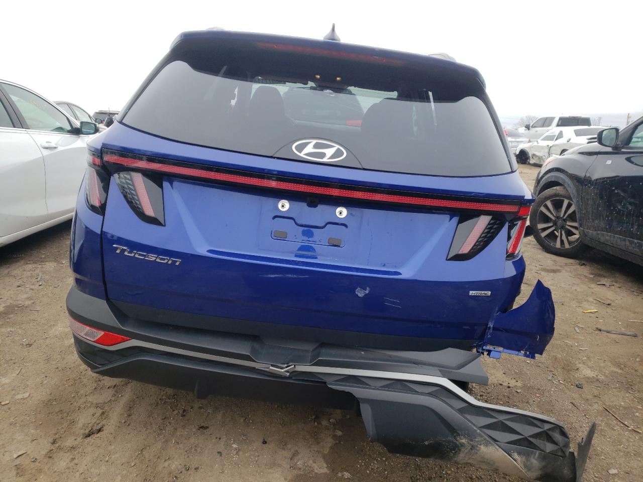 2022 HYUNDAI TUCSON SEL VIN:5NMJBCAE7NH110013