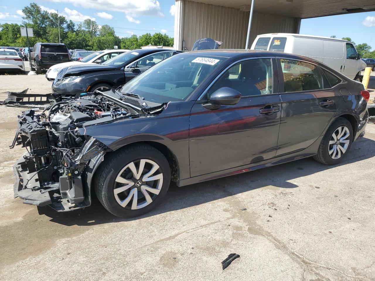 2022 HONDA CIVIC LX VIN:2HGFE2F22NH533293