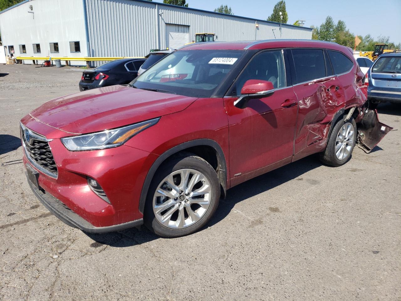 2023 TOYOTA HIGHLANDER HYBRID LIMITED VIN:5TDXBRCH5PS584952