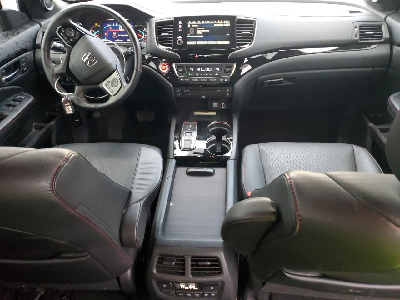 2022 HONDA PILOT BLACK VIN:5FNYF6H77NB029428