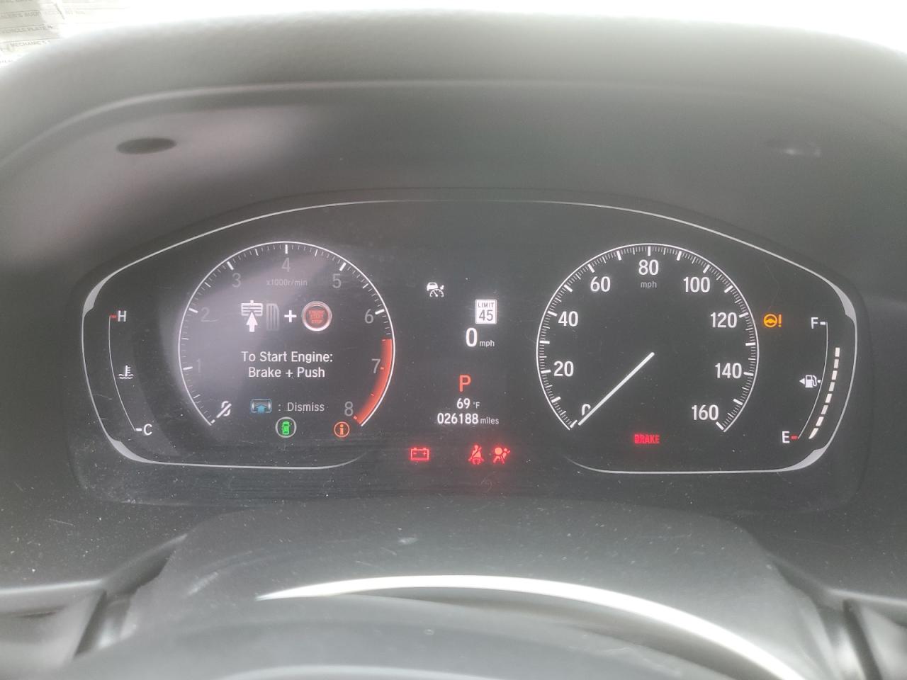 2022 HONDA ACCORD SPORT VIN:1HGCV1F39NA036407