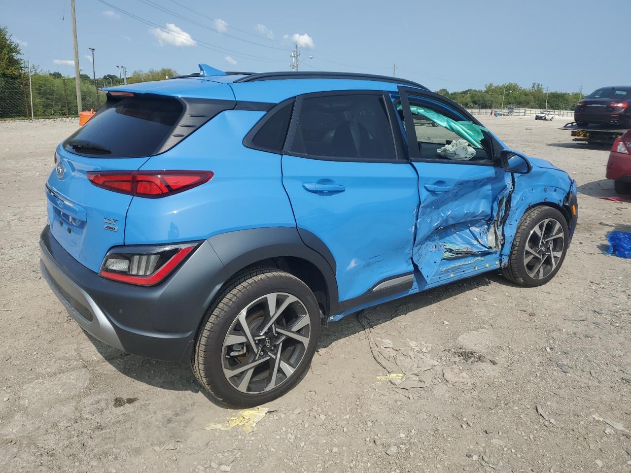 2022 HYUNDAI KONA LIMITED VIN:KM8K5CA37NU909062