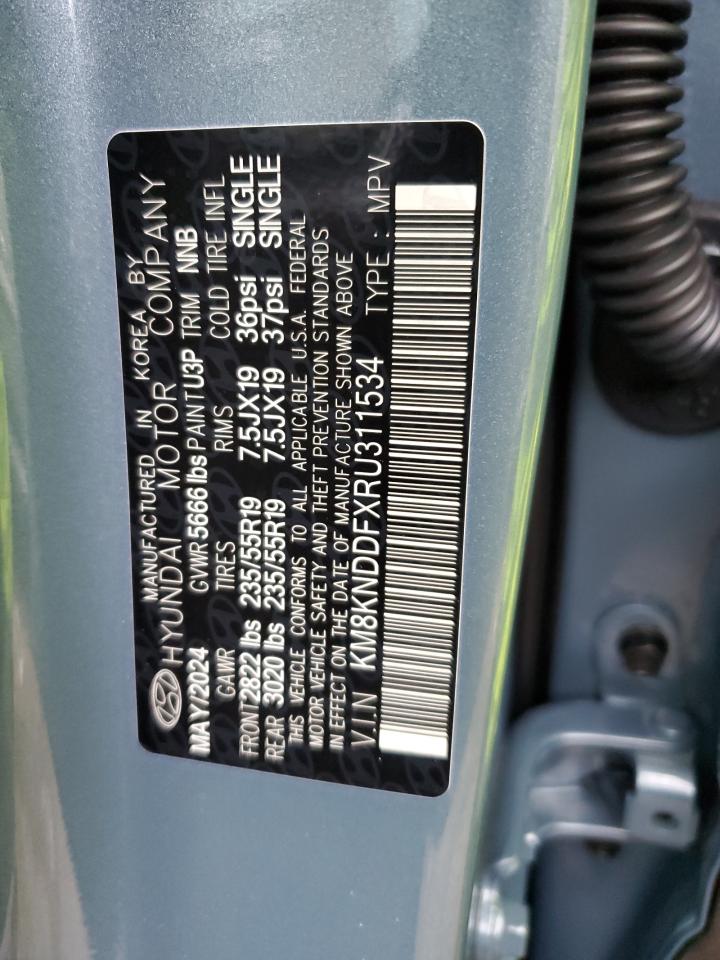 2024 HYUNDAI IONIQ 5 SEL VIN:KM8KNDDFXRU311534