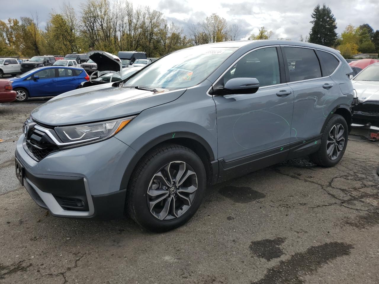 2022 HONDA CR-V EXL VIN:2HKRW2H8XNH614382
