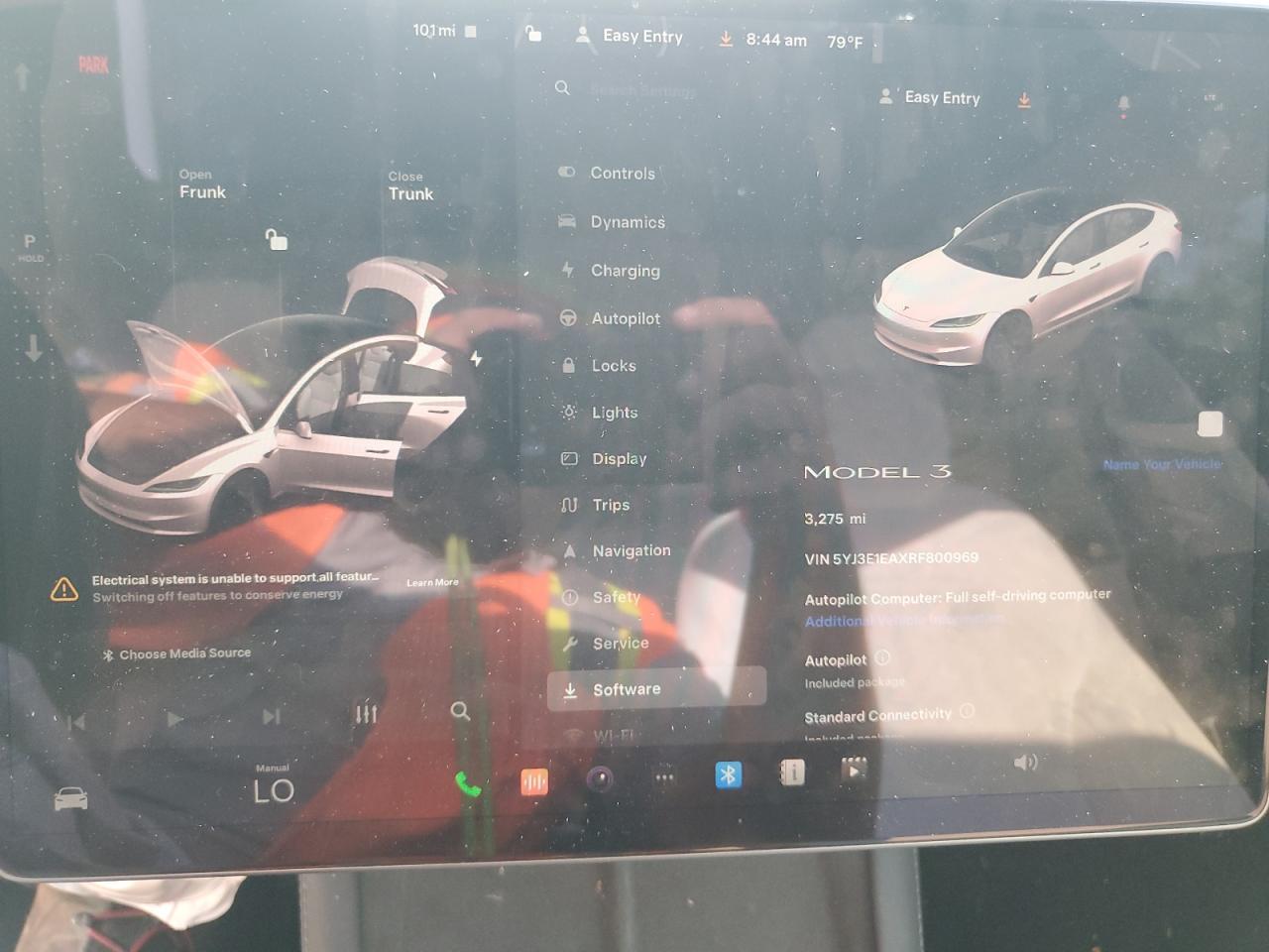 2024 TESLA MODEL 3  VIN:5YJ3E1EAXRF800969