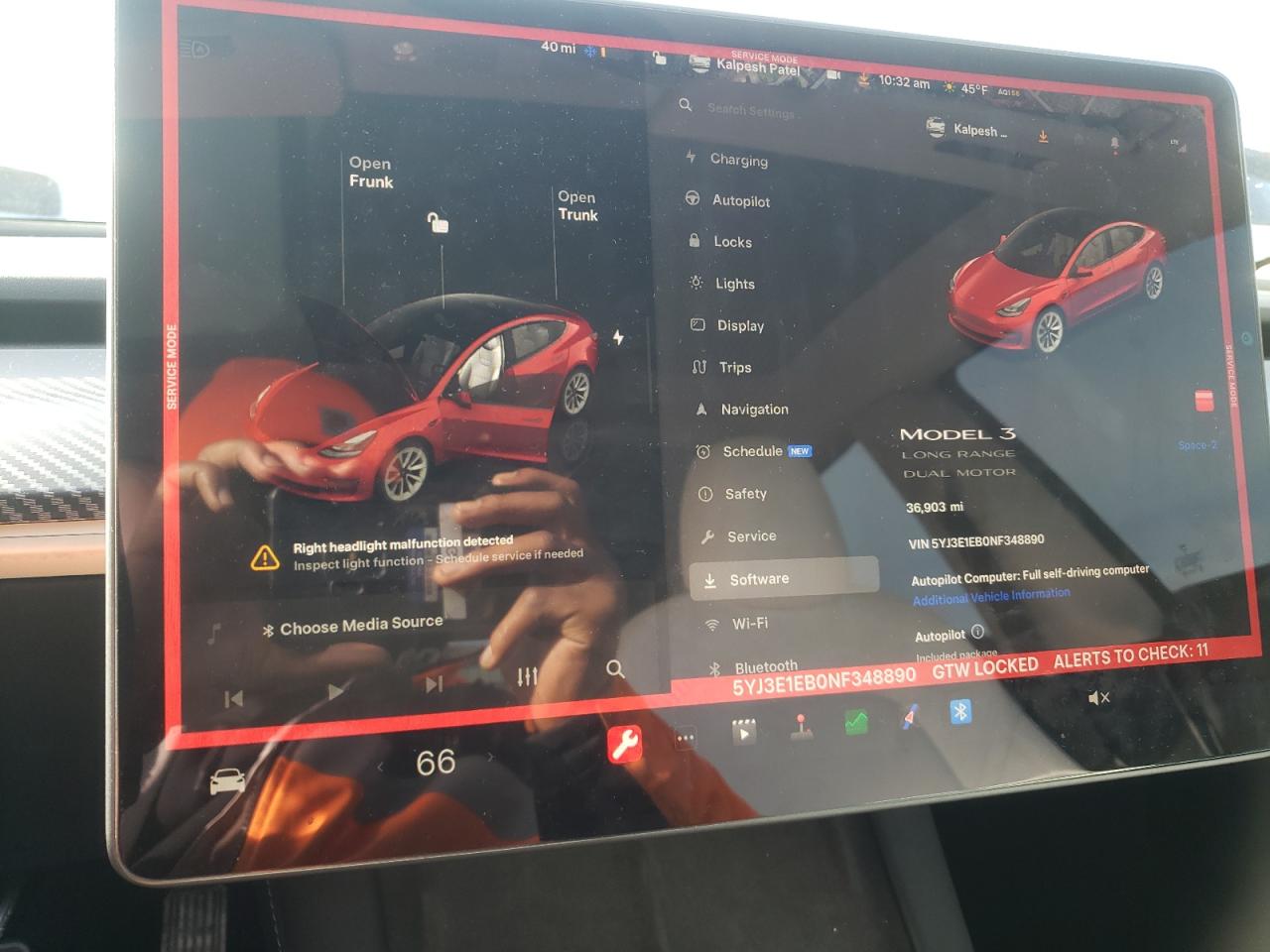 2022 TESLA MODEL 3  VIN:5YJ3E1EB0NF348890
