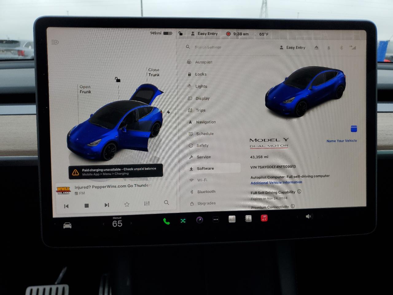 2022 TESLA MODEL Y  VIN:7SAYGDEF4NF509913