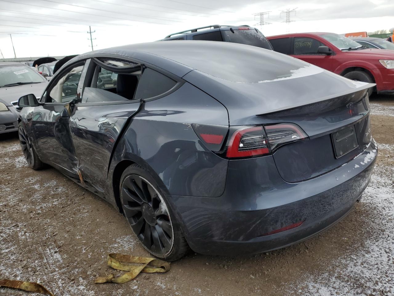 2022 TESLA MODEL 3  VIN:5YJ3E1EC8NF337354