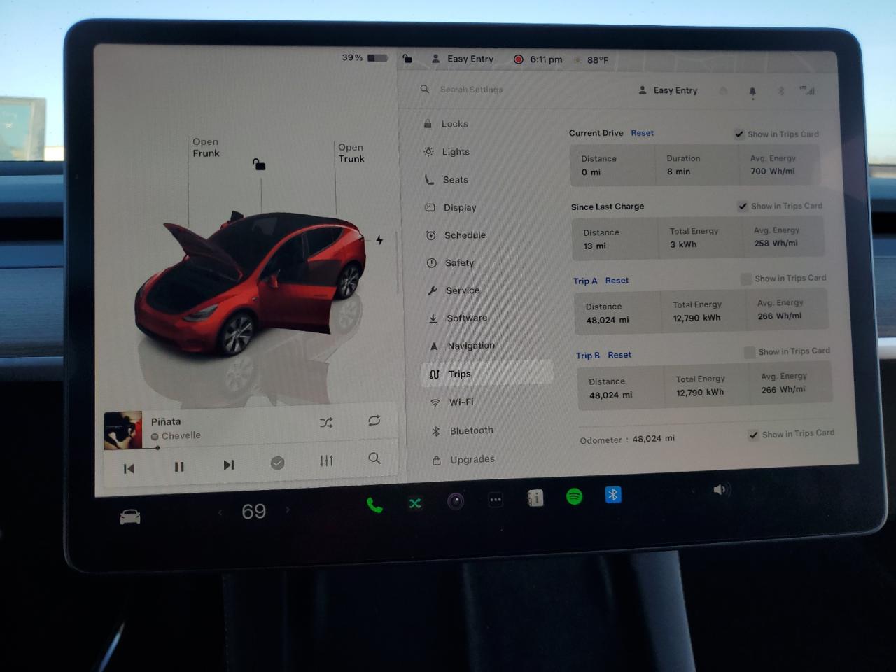 2023 TESLA MODEL Y  VIN:7SAYGDEE0PA130642