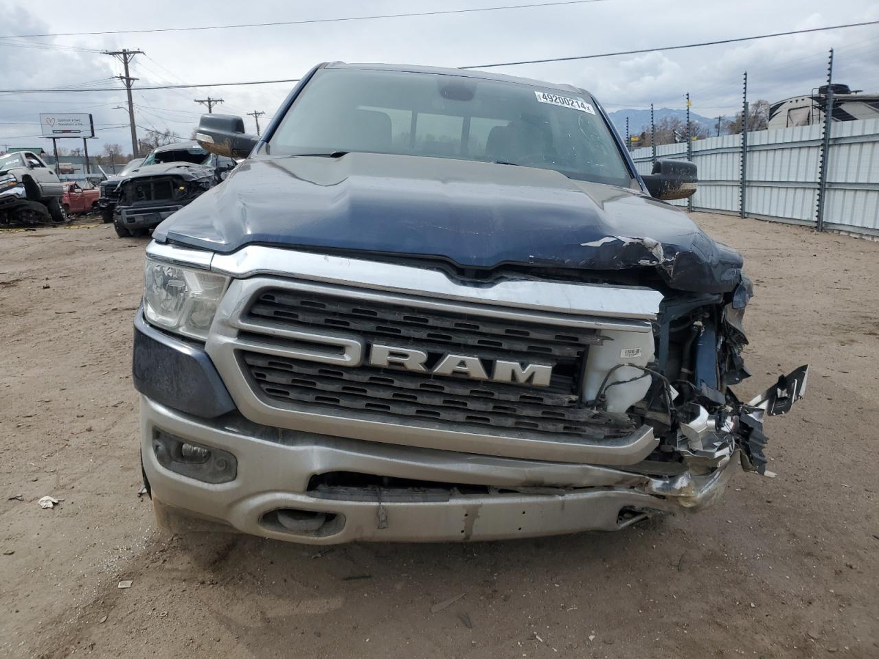 2022 RAM 1500 BIG HORN/LONE STAR VIN:1C6SRFFT7NN423534