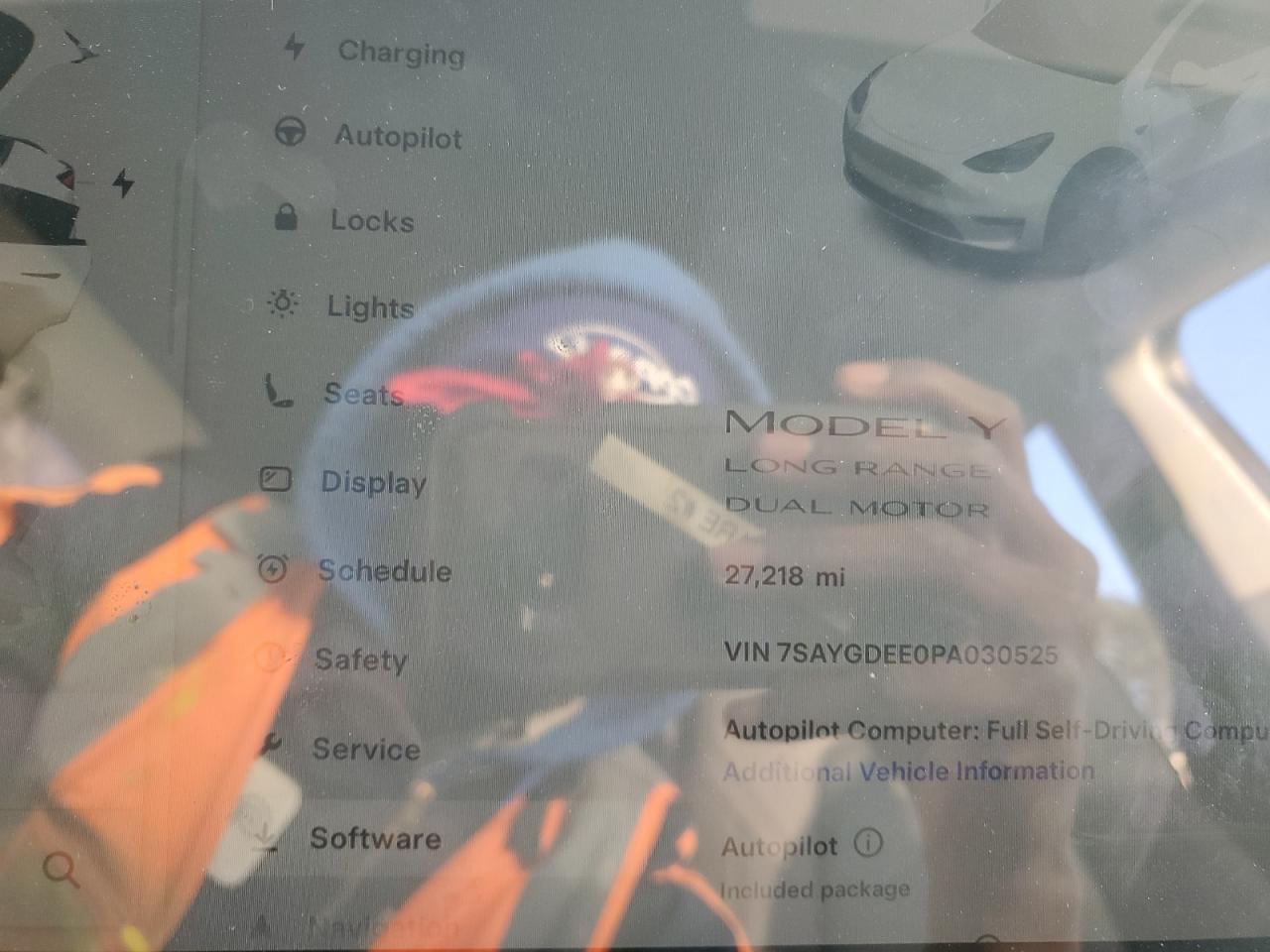 2023 TESLA MODEL Y  VIN:7SAYGDEE0PA030525