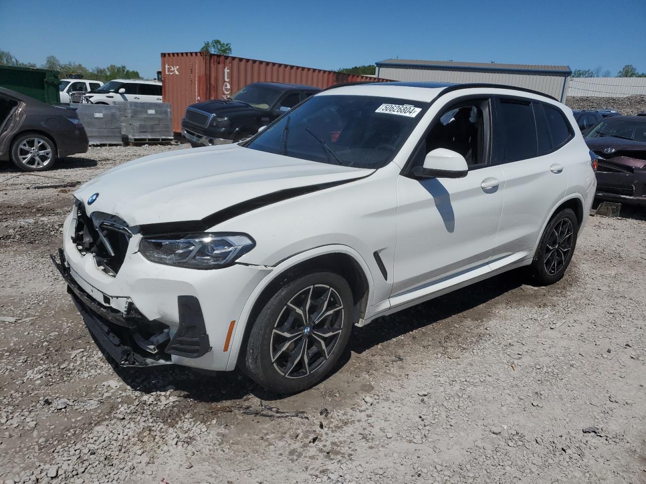 2022 BMW X3 SDRIVE30I VIN:5UX43DP06N9L53852