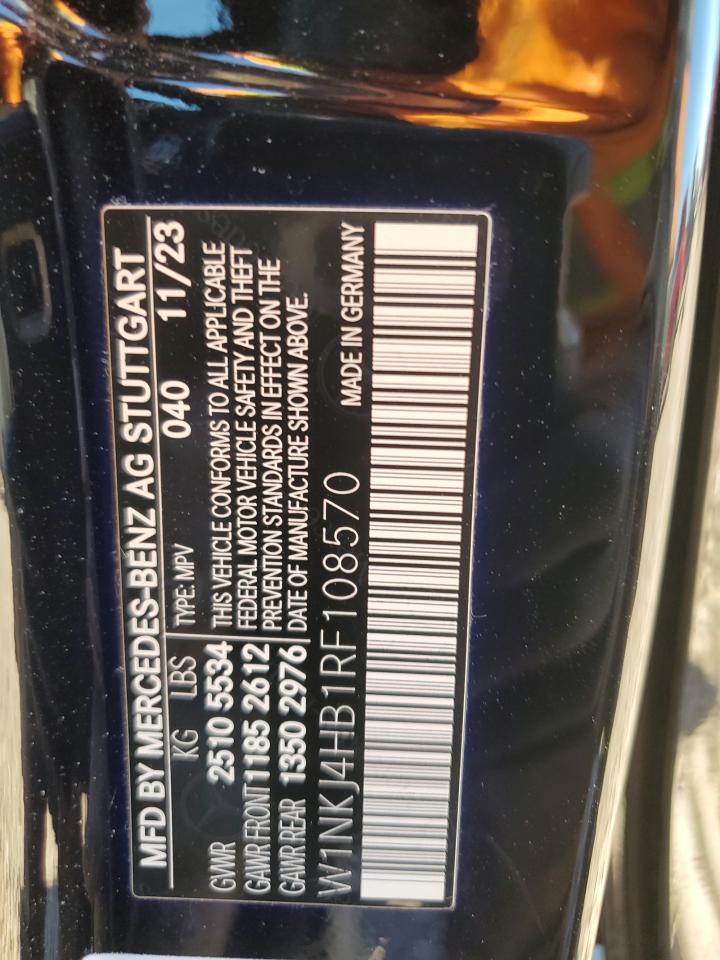 2024 MERCEDES-BENZ GLC COUPE 300 4MATIC VIN:W1NKJ4HB1RF108570