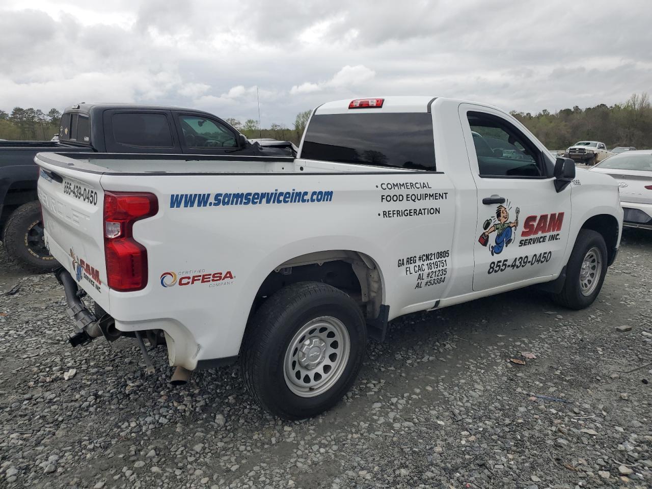 2022 CHEVROLET SILVERADO C1500 VIN:3GCNAAEK0NG569467