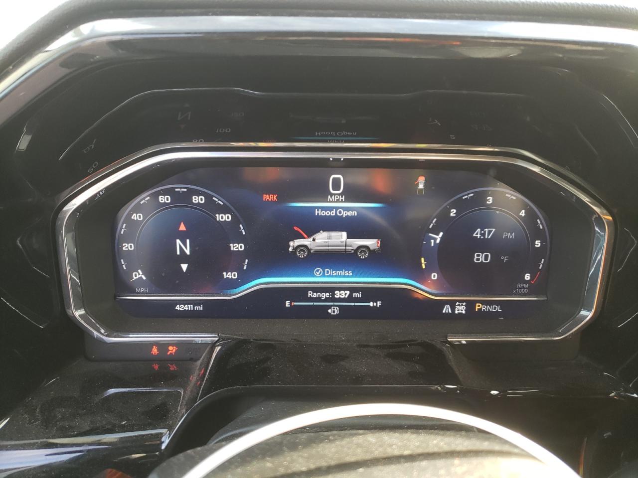 2023 CHEVROLET SILVERADO K1500 LT VIN:3GCUDDED0PG345351