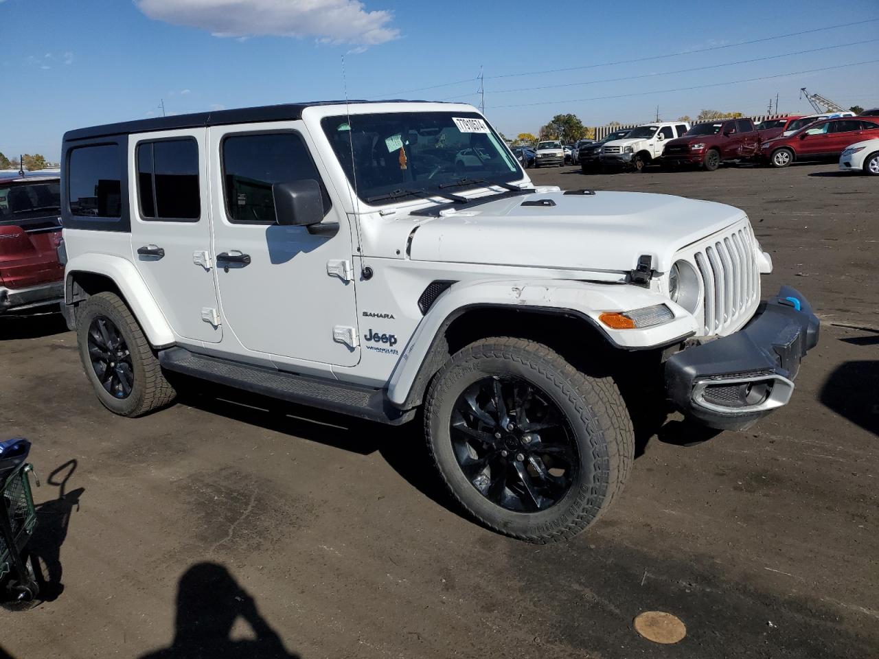 2022 JEEP WRANGLER UNLIMITED SAHARA 4XE VIN:1C4JJXP61NW278110