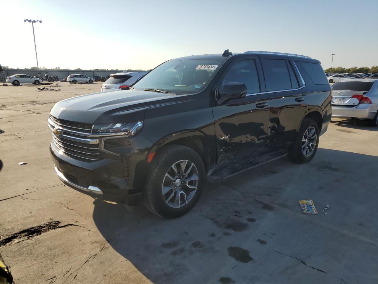 2022 CHEVROLET TAHOE C1500 LT VIN:1GNSCNKD4NR286670