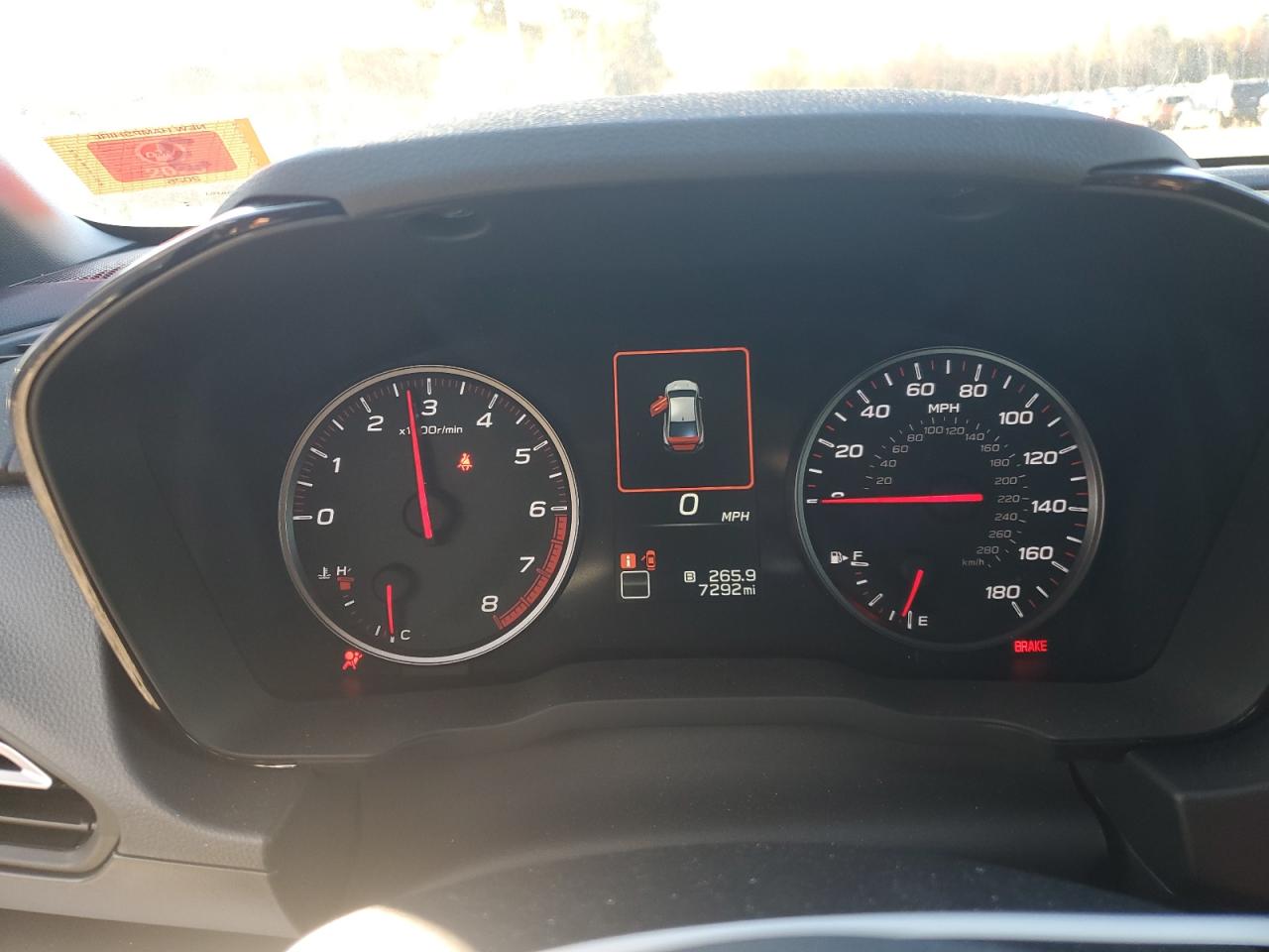 2023 SUBARU WRX PREMIUM VIN:JF1VBAF67P9821156