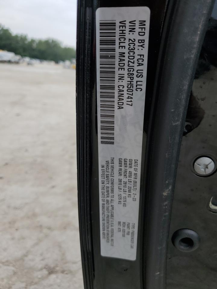 2023 DODGE CHALLENGER GT VIN:2C3CDZJG8PH507417