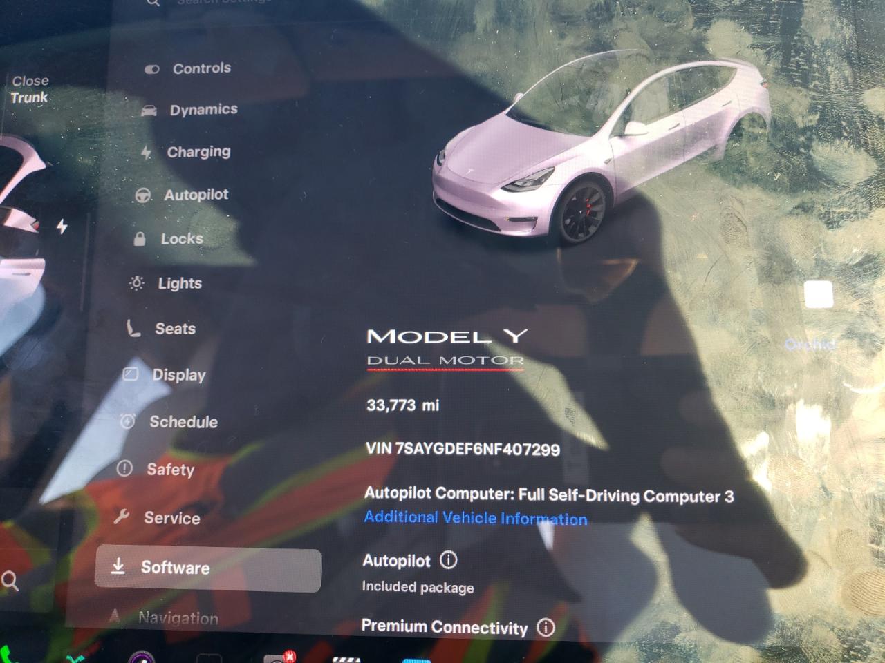 2022 TESLA MODEL Y  VIN:7SAYGDEF6NF407299