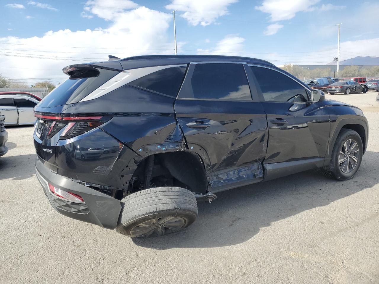 2022 HYUNDAI TUCSON BLUE VIN:KM8JBCA1XNU051461