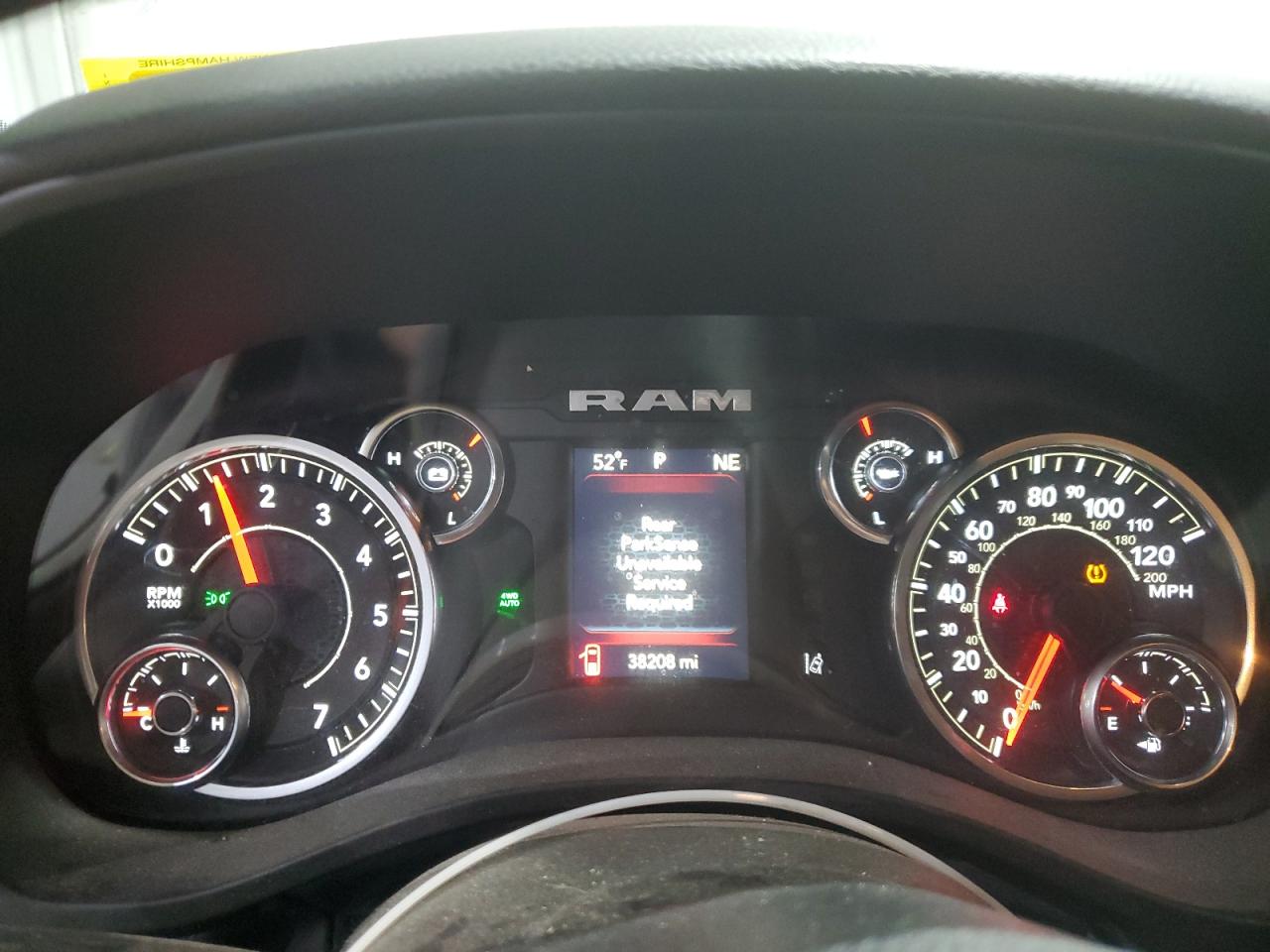 2022 RAM 1500 BIG HORN/LONE STAR VIN:1C6SRFMT3NN443041