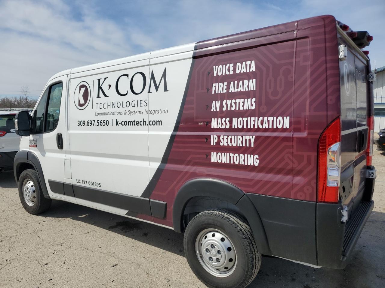 2022 RAM PROMASTER 1500 1500 STANDARD VIN:3C6LRVAGXNE102150