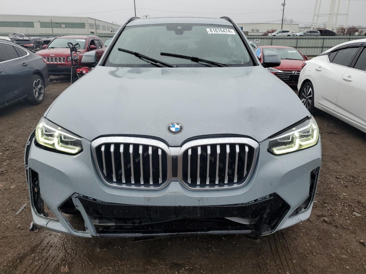 2022 BMW X3 XDRIVE30I VIN:5UX53DP09N9K50445
