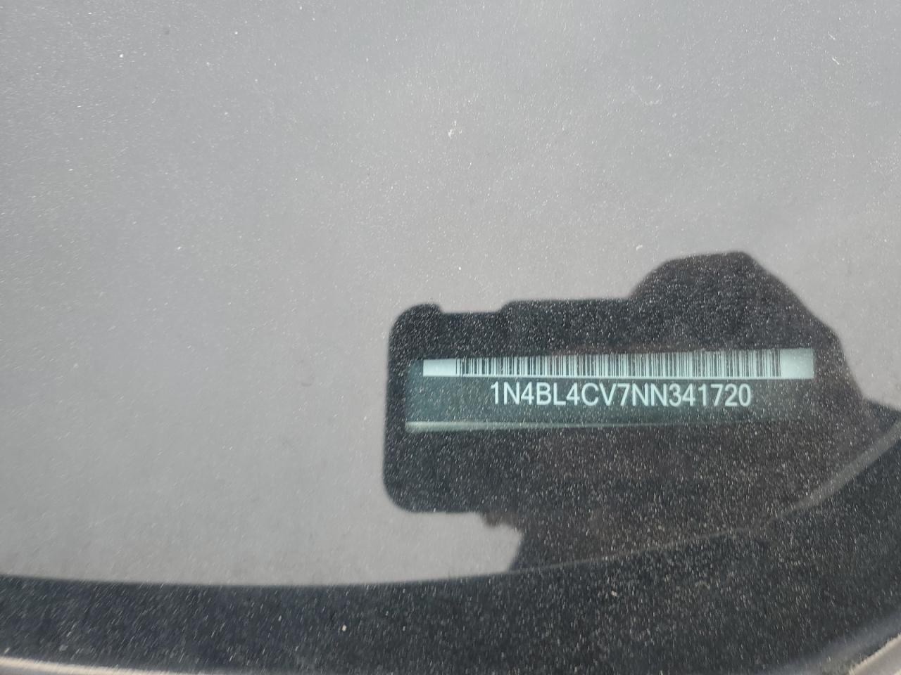 2022 NISSAN ALTIMA SR VIN:1N4BL4CV7NN341720