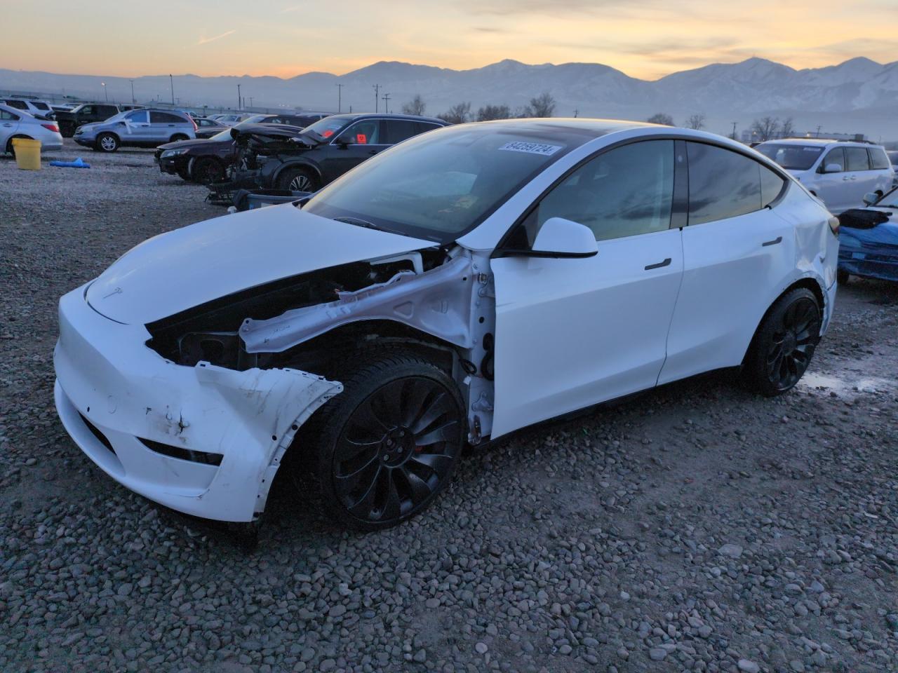2022 TESLA MODEL Y  VIN:7SAYGDEF3NF460378