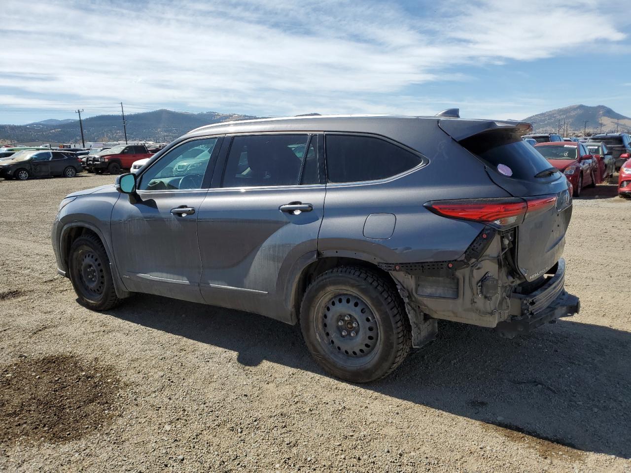 2022 TOYOTA HIGHLANDER HYBRID XLE VIN:5TDGBRCH8NS548539